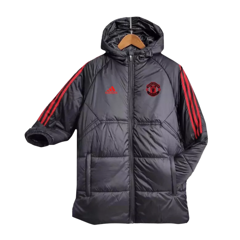 Manchester United Winter Jacket 2023 - Black - vstockx