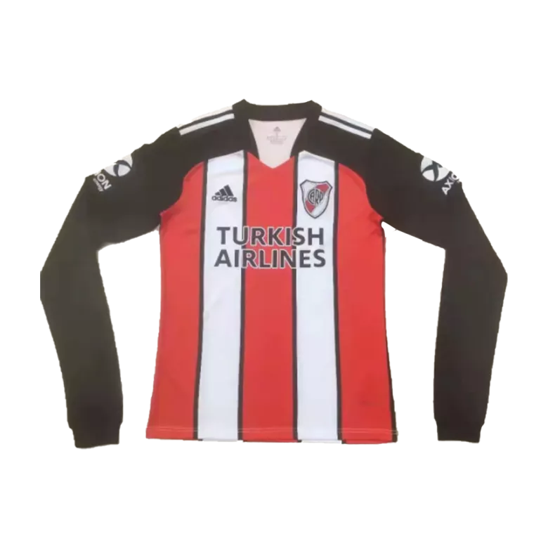 River Plate Third Away Long Sleeve Soccer Jersey 2021/22              �� - vstockx