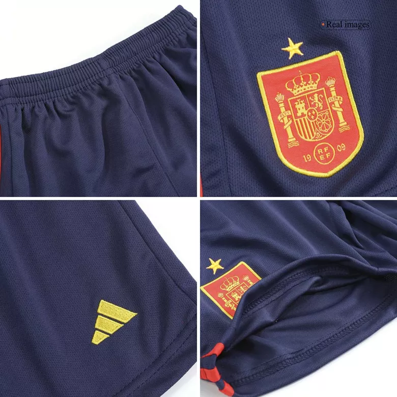 Spain Home World Cup Kids Jerseys Kit 2022 - vstockx