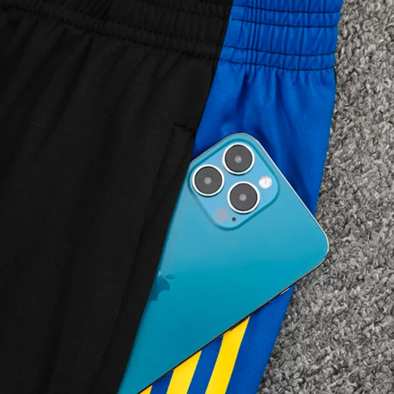 Manchester United 1/4 Zip Tracksuit 2021/22 Kids Blue - vstockx