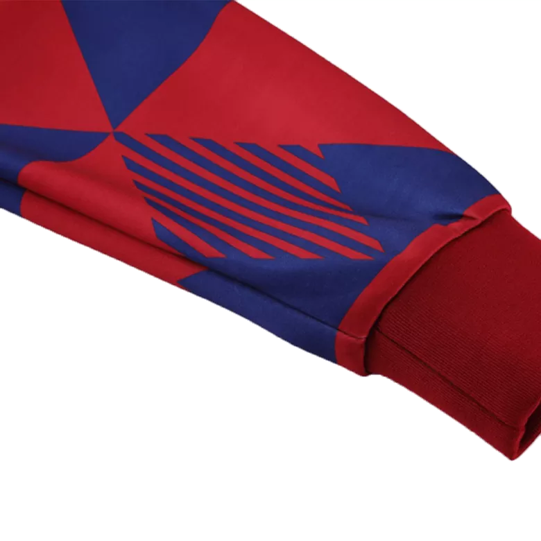 Barcelona Jacket Tracksuit 2022/23 Red - vstockx