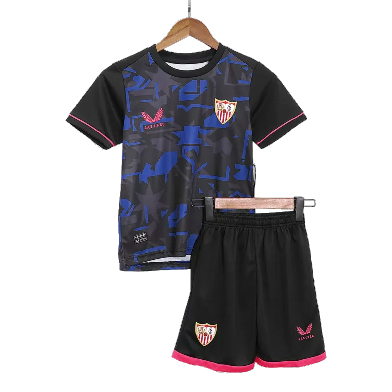 Sevilla Third Away Kids Soccer Jerseys Kit 2023/24 - vstockx