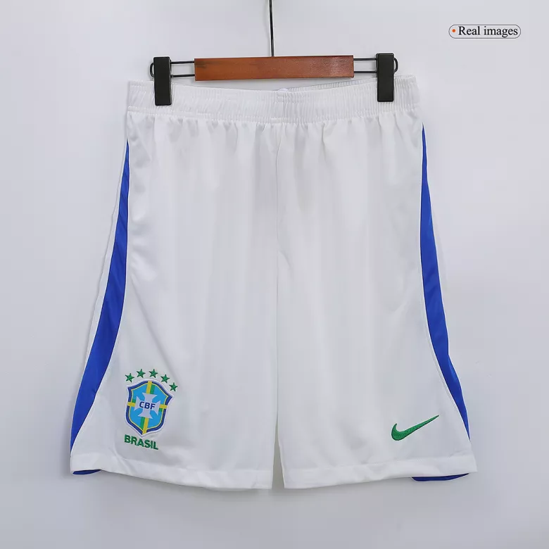 Brazil Away Soccer Shorts World Cup 2022 - vstockx