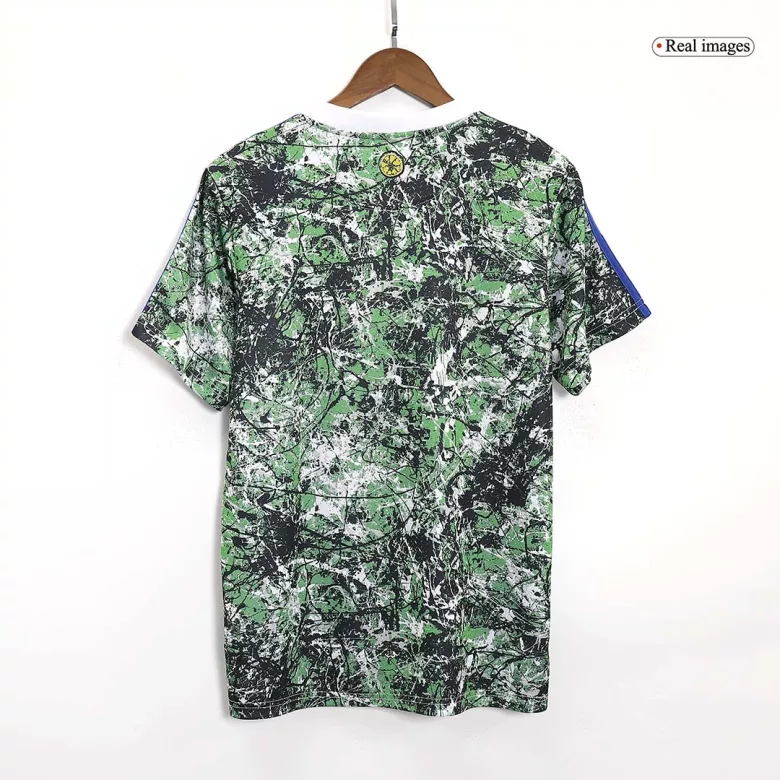 Manchester United X Stone Roses Pre-Match Soccer Jersey 2023/24 Green - vstockx