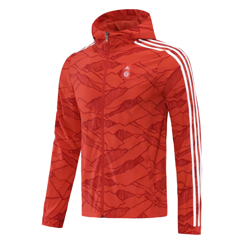 Bayern Munich Hoodie Hoodie Jacket 2021/22 Red - vstockx