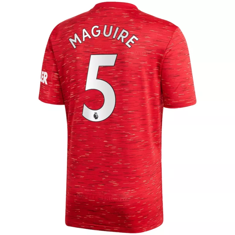 MAGUIRE #5 Manchester United Home Soccer Jersey 2020/21 - vstockx