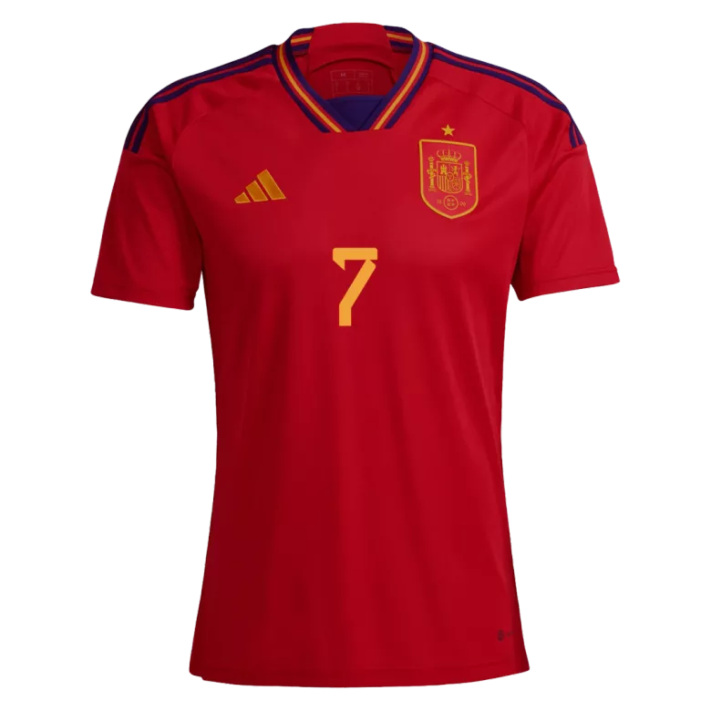 MORATA #7 Spain Home Jersey World Cup 2022 - vstockx