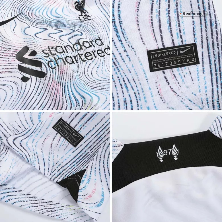 Liverpool Away Kids Jerseys Kit 2022/23 - vstockx