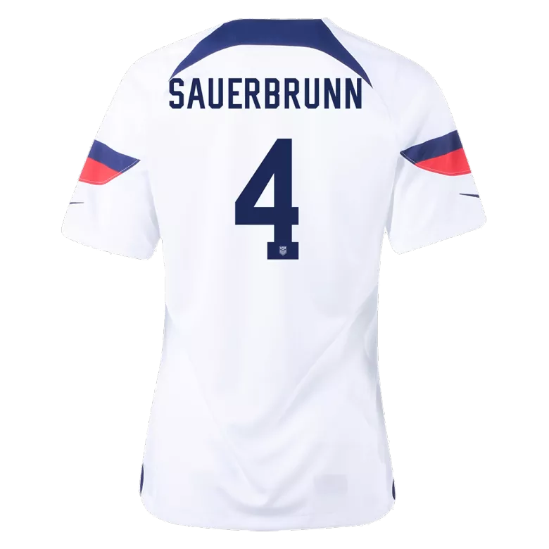 SAUERBRUNN #4 USA Home Jersey World Cup 2022 Women - vstockx