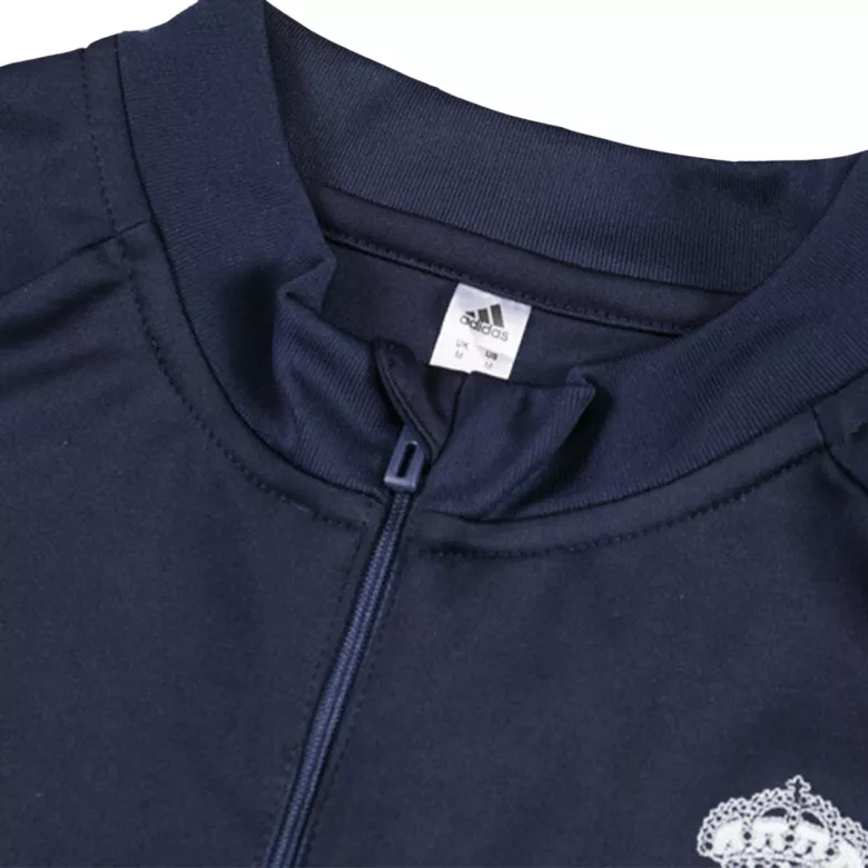 Real Madrid 1/4 Zip Tracksuit 2023/24 Kids Navy - vstockx