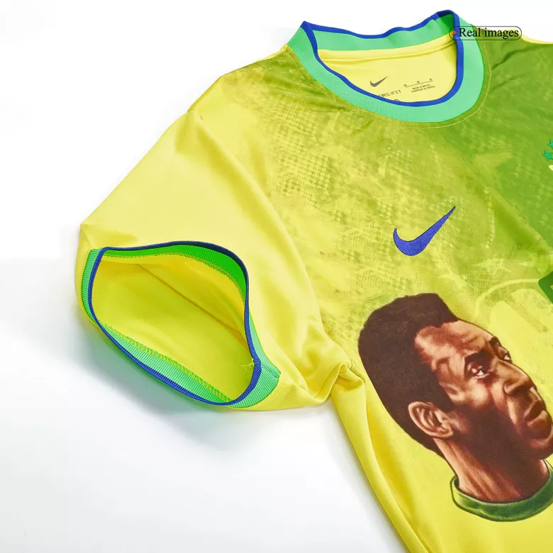 PEL�� #10 Brazil Home Commemorative Jersey 2022 - vstockx