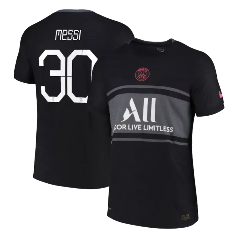 Messi #30 PSG Third Away Authentic Soccer Jersey 2021/22 - vstockx