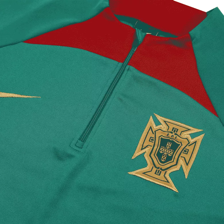 Portugal 1/4 Zip Tracksuit 2022 Green - vstockx