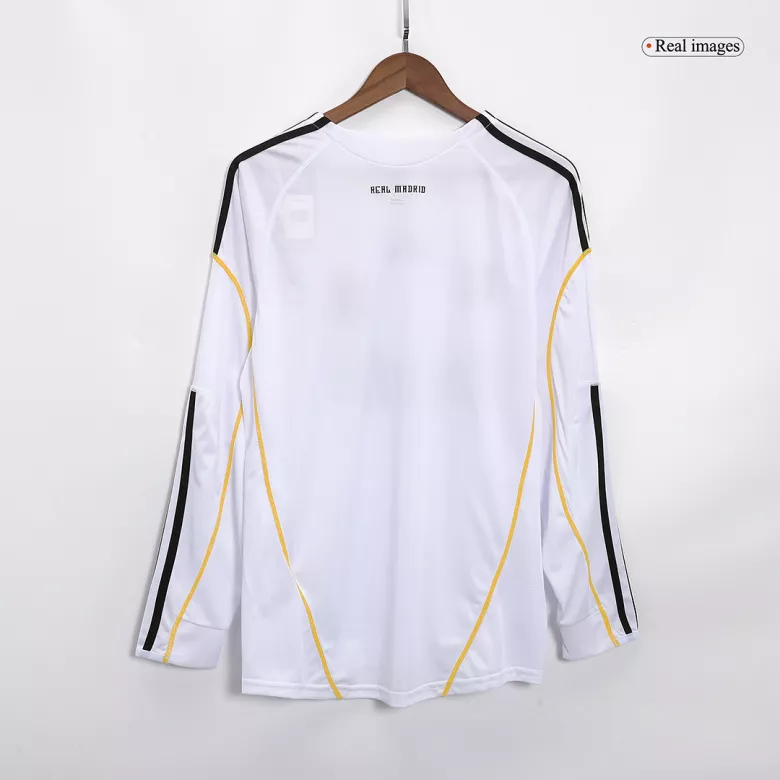 Vintage Soccer Jersey Real Madrid Home Long Sleeve 2009/10 - vstockx