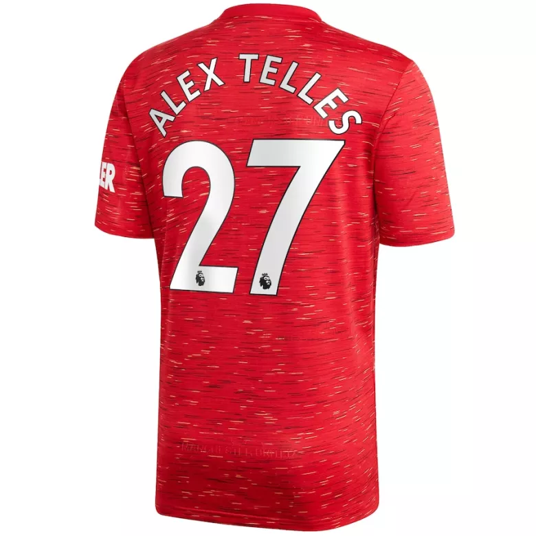 ALEX TELLES #27 Manchester United Home Soccer Jersey 2020/21 - vstockx
