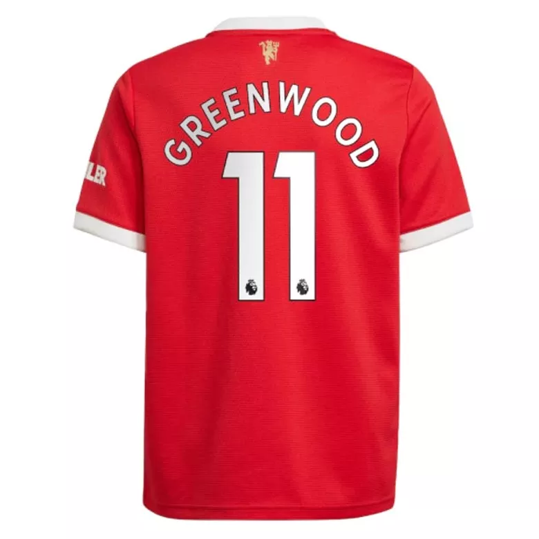 GREENWOOD #11 Manchester United Home Soccer Jersey 2021/22 - vstockx