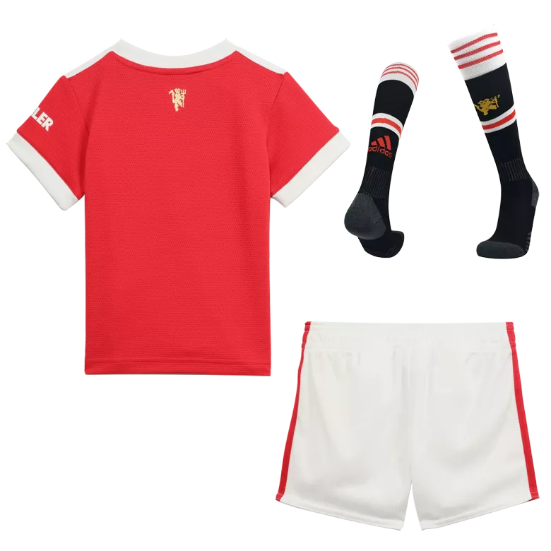 Manchester United Home Kids Soccer Jerseys Full Kit 2021/22 - vstockx