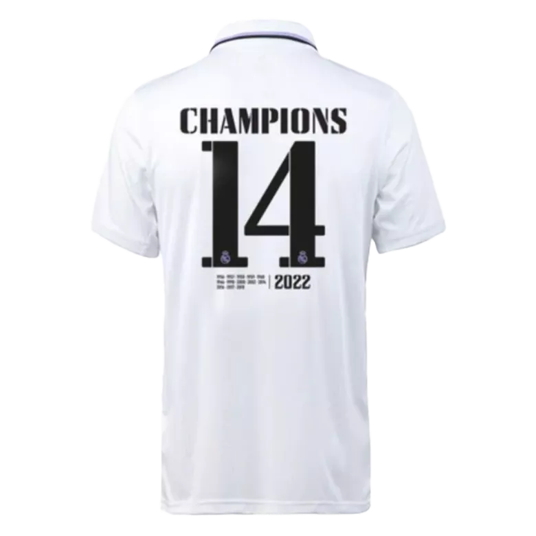 CHAMPIONS #14 Real Madrid Home Soccer Jersey 2022/23 - vstockx