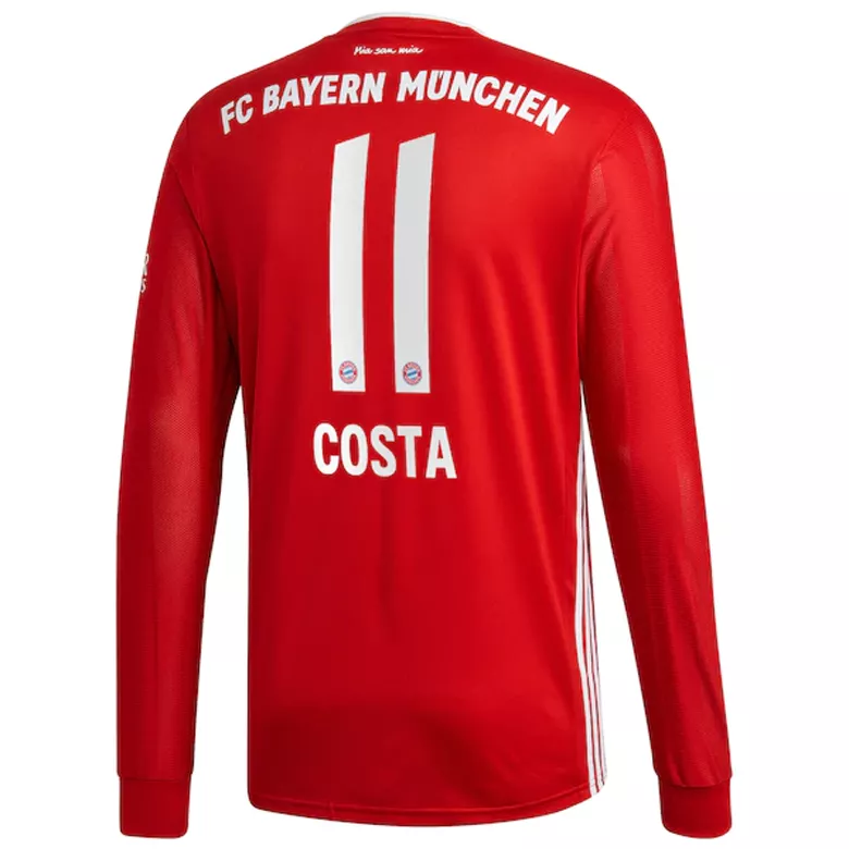 COSTA #11 Bayern Munich Home Long Sleeve Soccer Jersey 2020/21 - vstockx