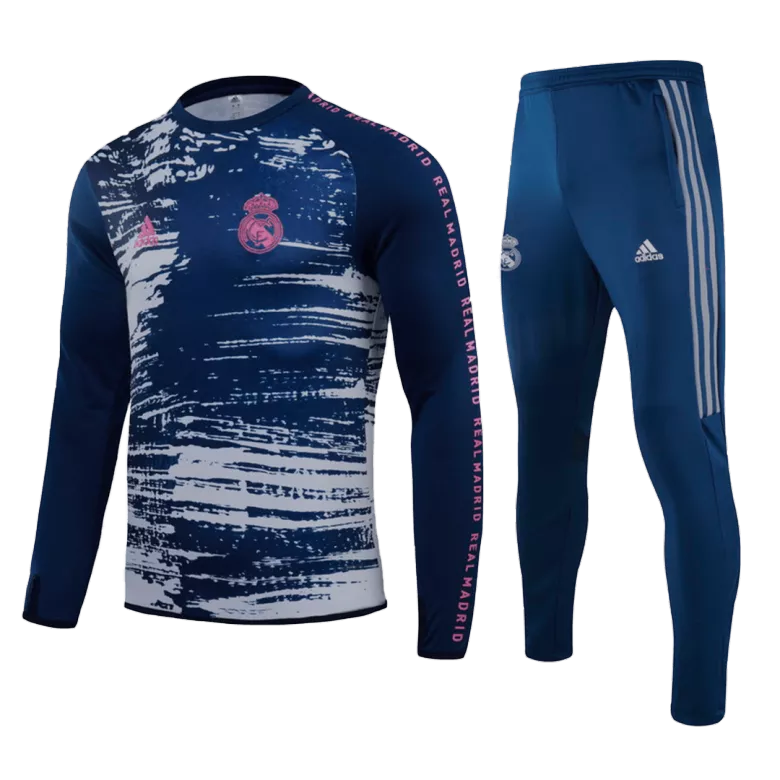 Real Madrid Tracksuit 2020/21 Navy - vstockx