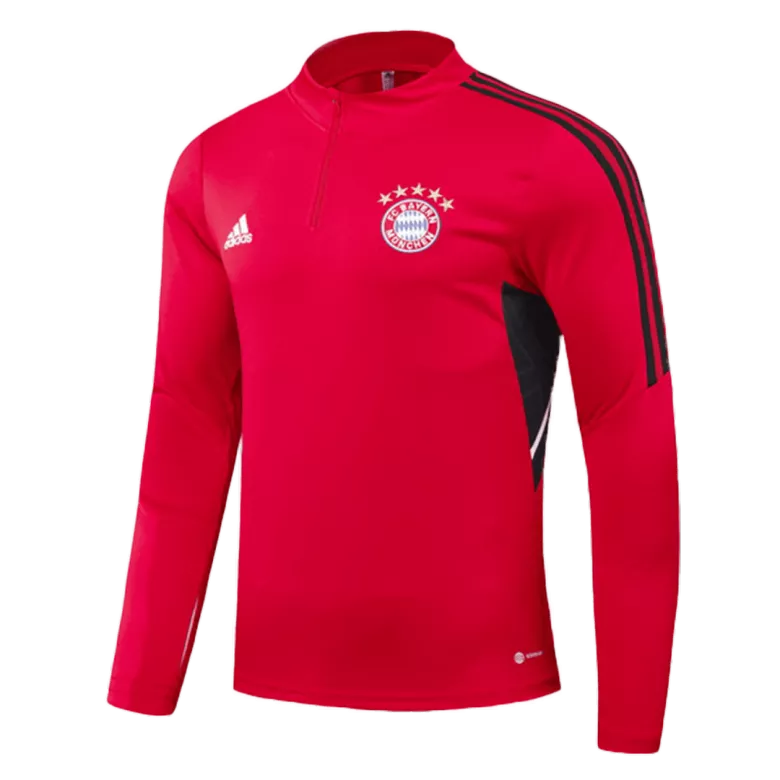 Bayern Munich 1/4 Zip Tracksuit 2022 Kids Red - vstockx