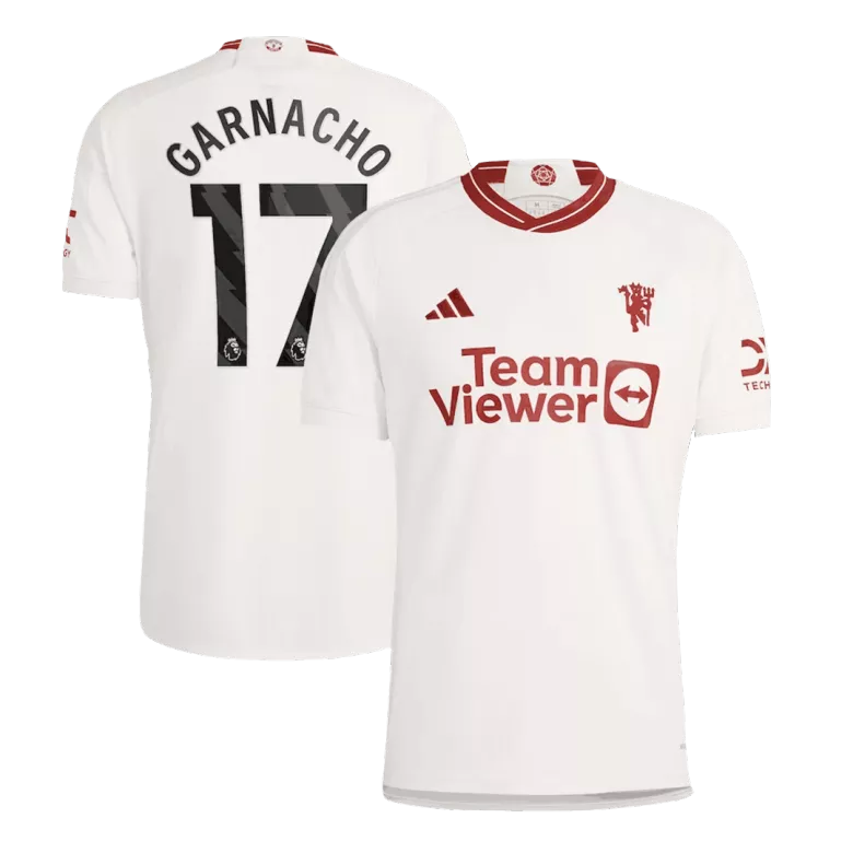 GARNACHO #17 Manchester United Third Away Soccer Jersey 2023/24 - vstockx