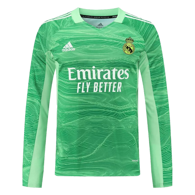 Real Madrid Goalkeeper Long Sleeve Soccer Jersey 2021/22 - vstockx
