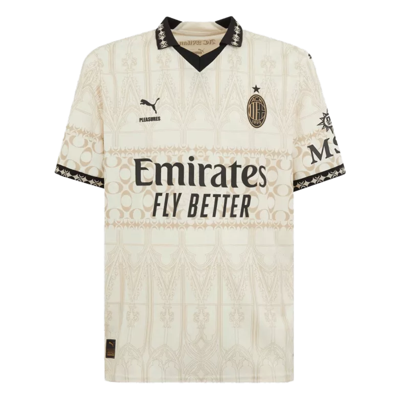 AC Milan X Pleasures Fourth Away Soccer Jersey 2023/24 - vstockx