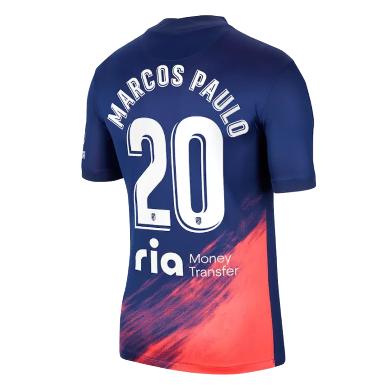 MARCOS PAULO #20 Atletico Madrid Away Soccer Jersey 2021/22 - vstockx