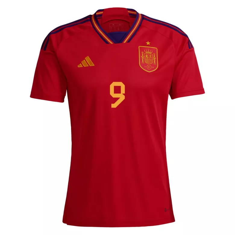 GAVI #9 Spain Home Jersey World Cup 2022 - vstockx