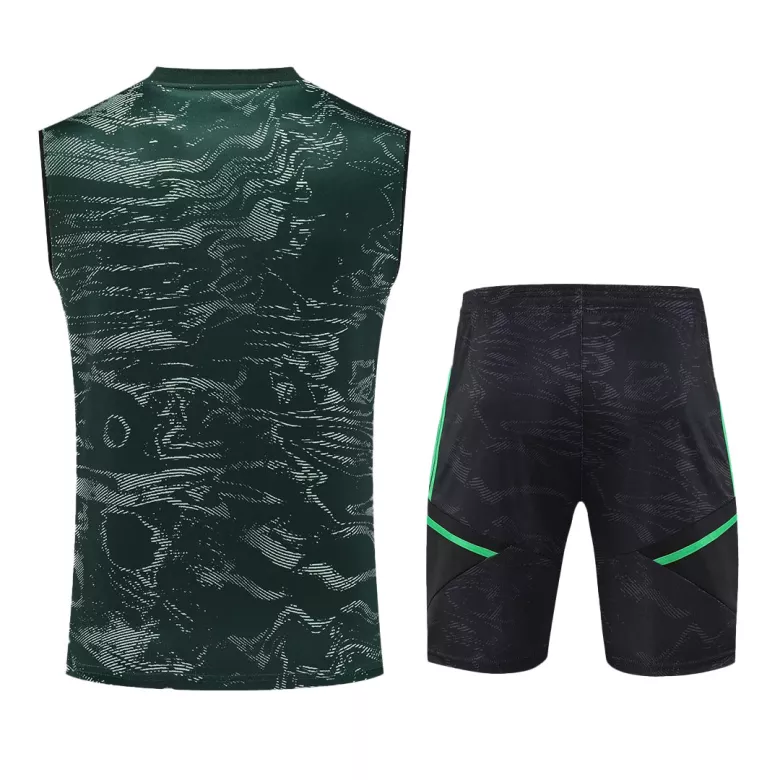 Real Madrid Jerseys Sleeveless Training Kit 2022/23 Green - vstockx