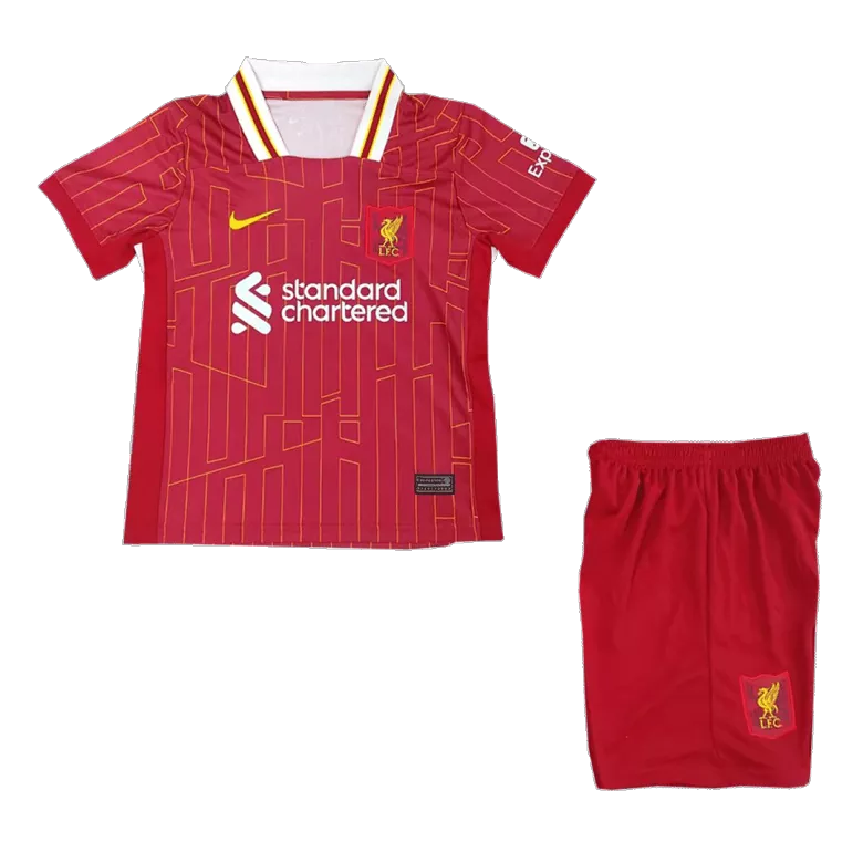 Liverpool Home Kids Soccer Jerseys Kit 2024/25 - vstockx