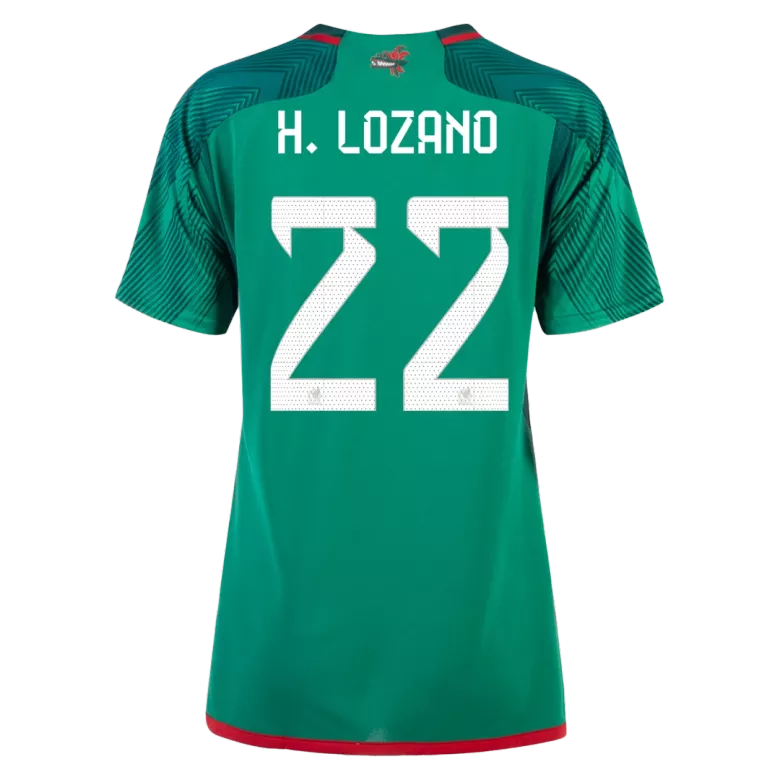 H.LOZANO #22 Mexico Home Jersey 2022 Women - vstockx