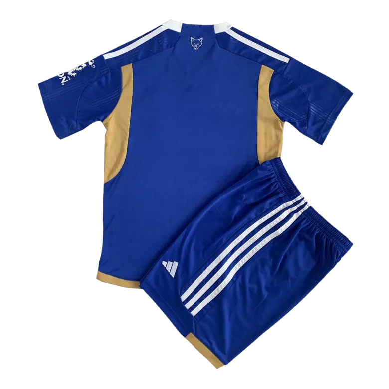 Leicester City Home Kids Soccer Jerseys Kit 2023/24 - vstockx