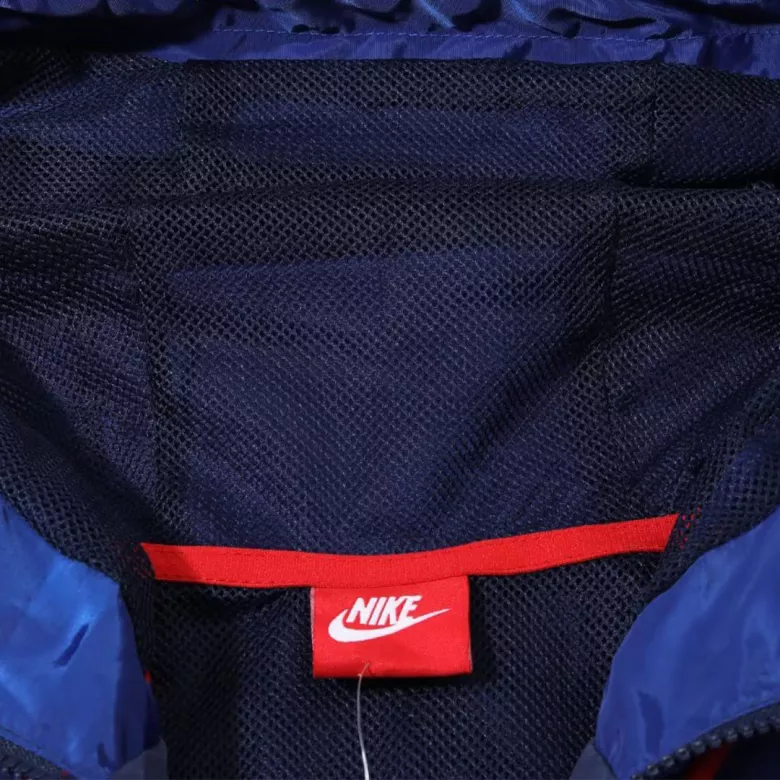 Barcelona Hoodie Windbreaker Jacket 2023/24 - Navy - vstockx