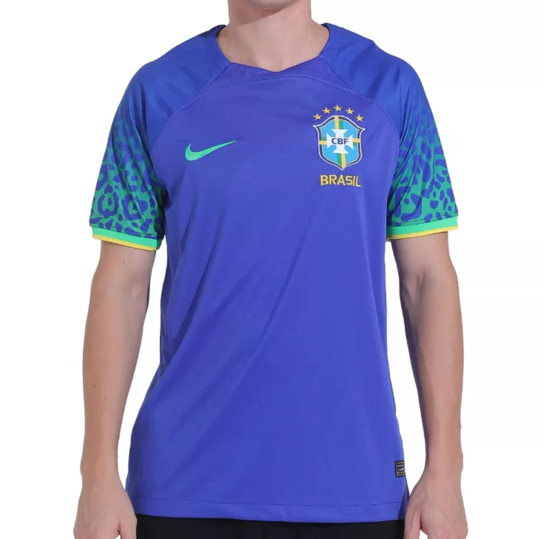 Brazil Away Soccer Jersey 2022 - vstockx