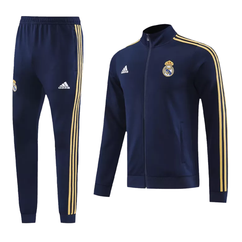 Real Madrid Jacket Tracksuit 2023/24 Navy - vstockx