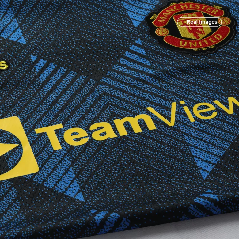 Manchester United Third Away Long Sleeve Soccer Jersey 2021/22 - vstockx
