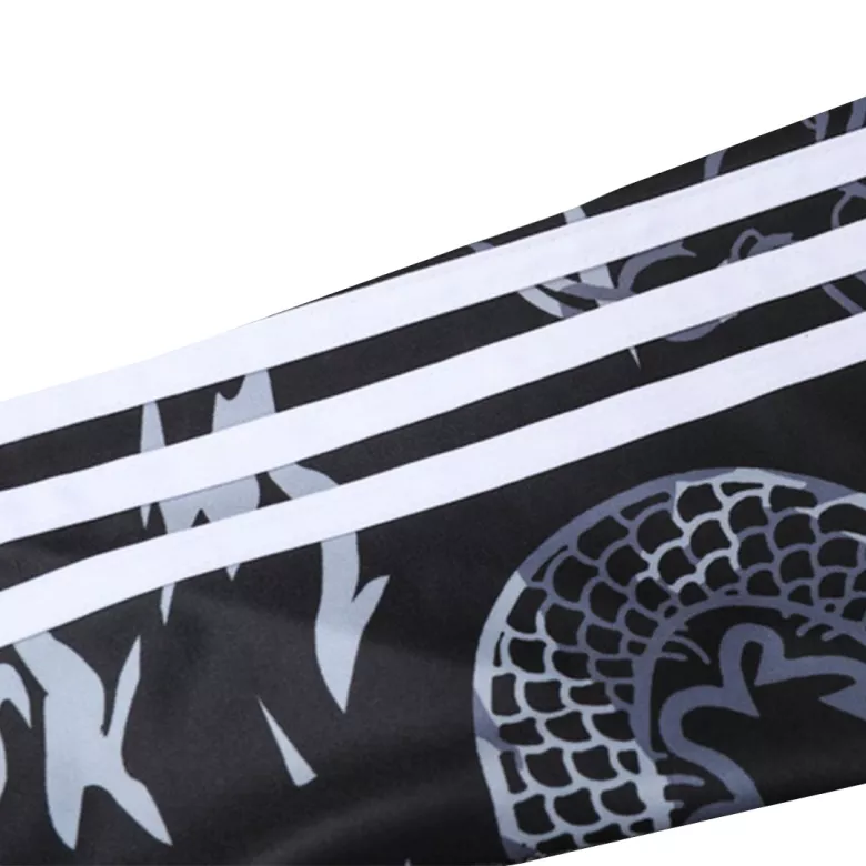 Real Madrid 1/4 Zip Tracksuit 2023/24 Kids Black - vstockx