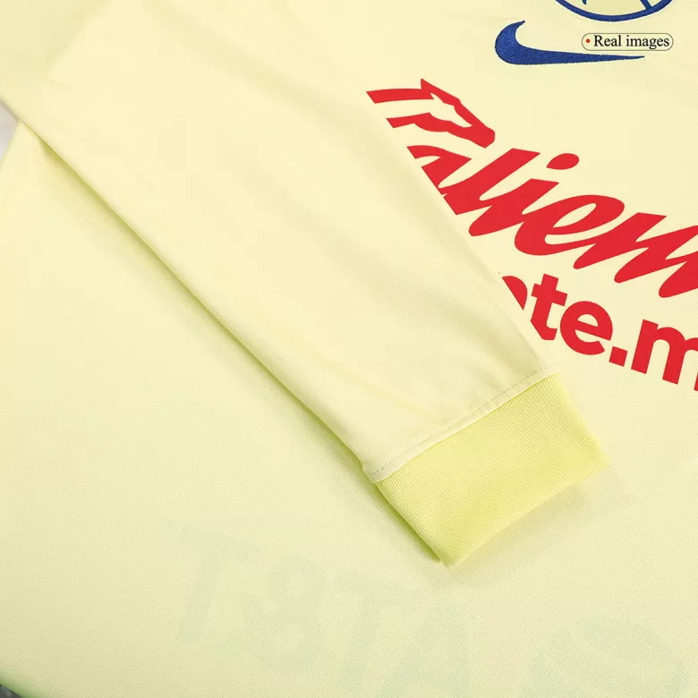 Club America Home Long Sleeve Soccer Jersey 2023/24 - vstockx