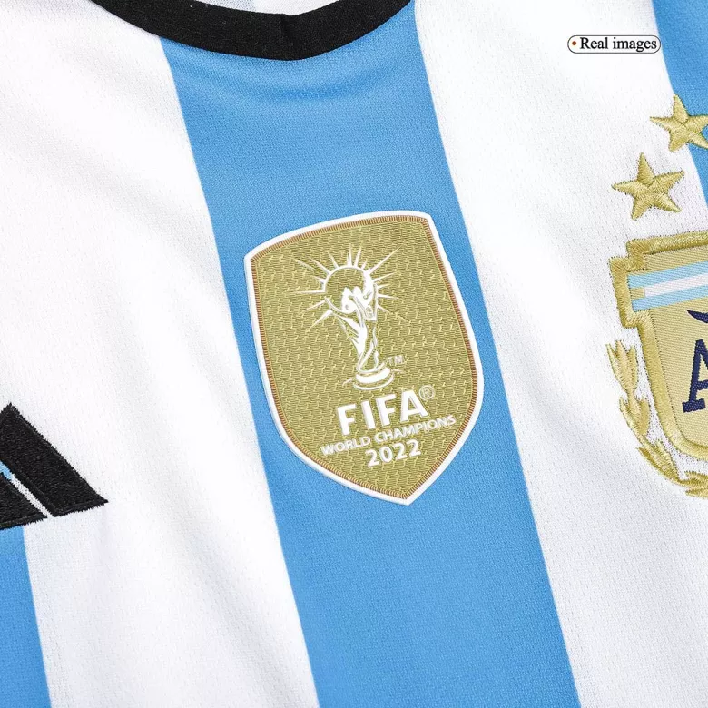 Argentina Home Kids Jerseys Kit 2022 - Three Stars - vstockx