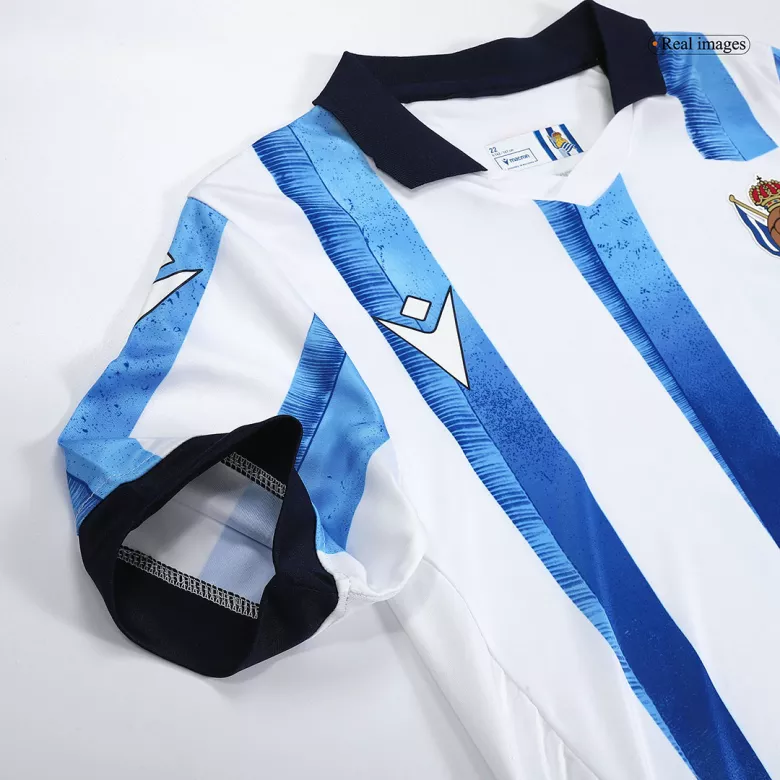 Real Sociedad Home Kids Jerseys Kit 2023/24 - vstockx