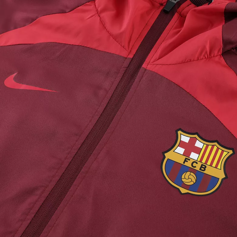 Barcelona Windbreaker Hoodie Jacket 2022/23 - vstockx