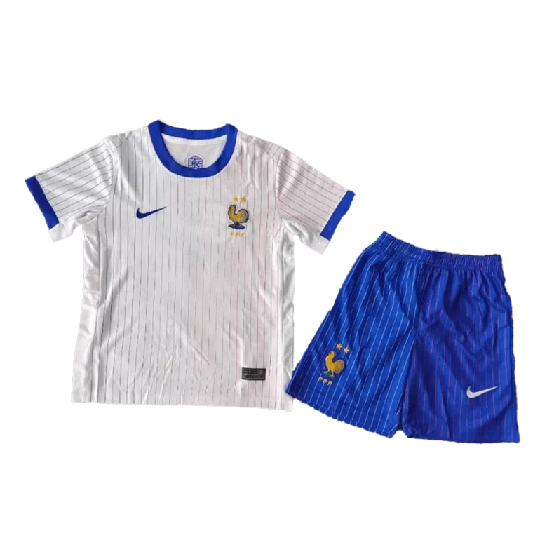 France Away Kids Soccer Jerseys Kit EURO 2024 - vstockx
