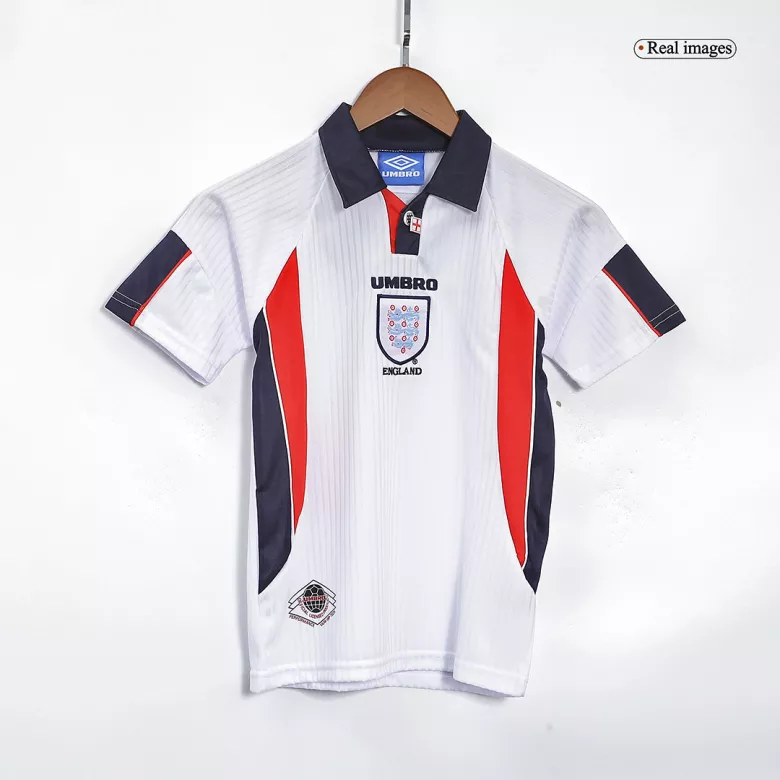 England Home Kids Soccer Jerseys Kit 1998 - vstockx