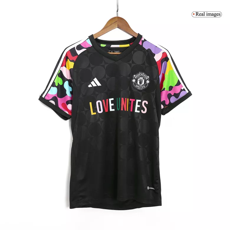 Manchester United Pre-Match Soccer Jersey 2023/24 Black - vstockx