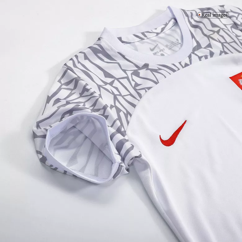 Poland Home World Cup Kids Jerseys Kit 2022 - vstockx