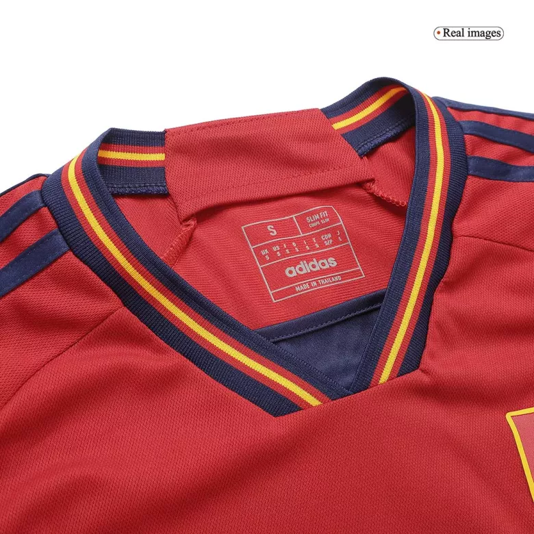 Spain Home Jersey Shirt World Cup 2022 Women - vstockx