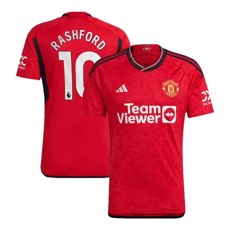 RASHFORD #10 Manchester United Home Jersey 2023/24 - vstockx