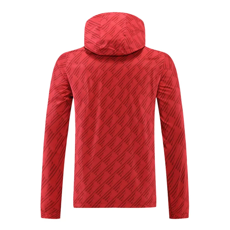 Sao Paulo FC Hoodie Windbreaker Jacket 2022/23 - Red - vstockx